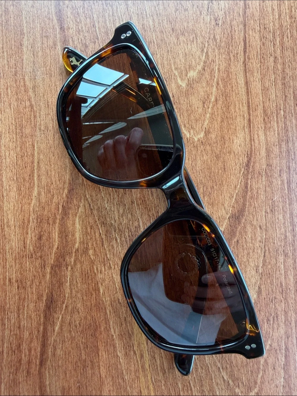 Women’s Tortoiseshell Brown Sunglasses with Black Case